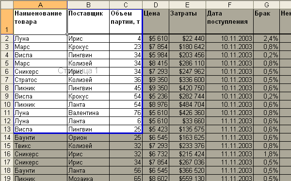 Область печати в Эксель