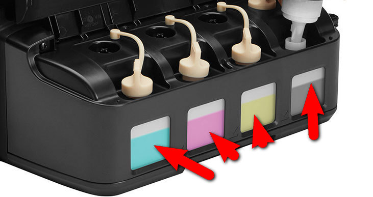 уровень чернил епсон фабрика печати