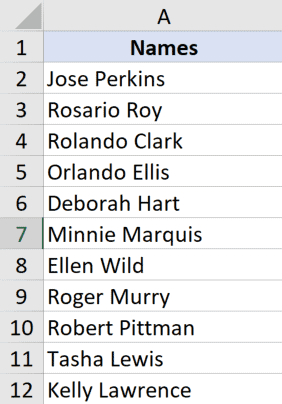 Отразить данные в Excel - Обратный порядок данных в столбце / строке
