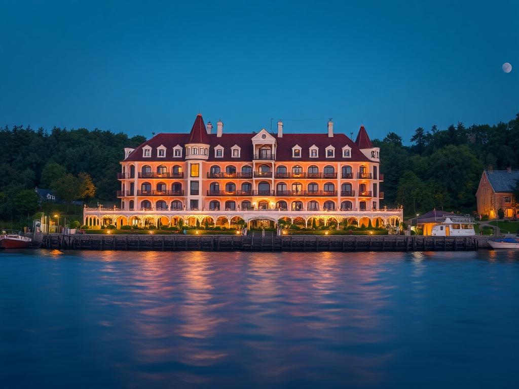 Hotel on the water Hotel on the waterфото